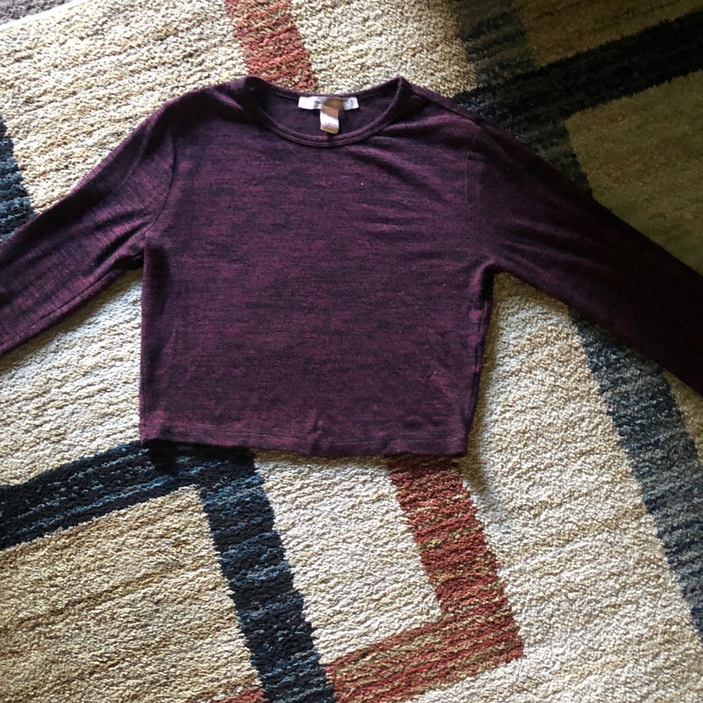 Burgundy long sleeve